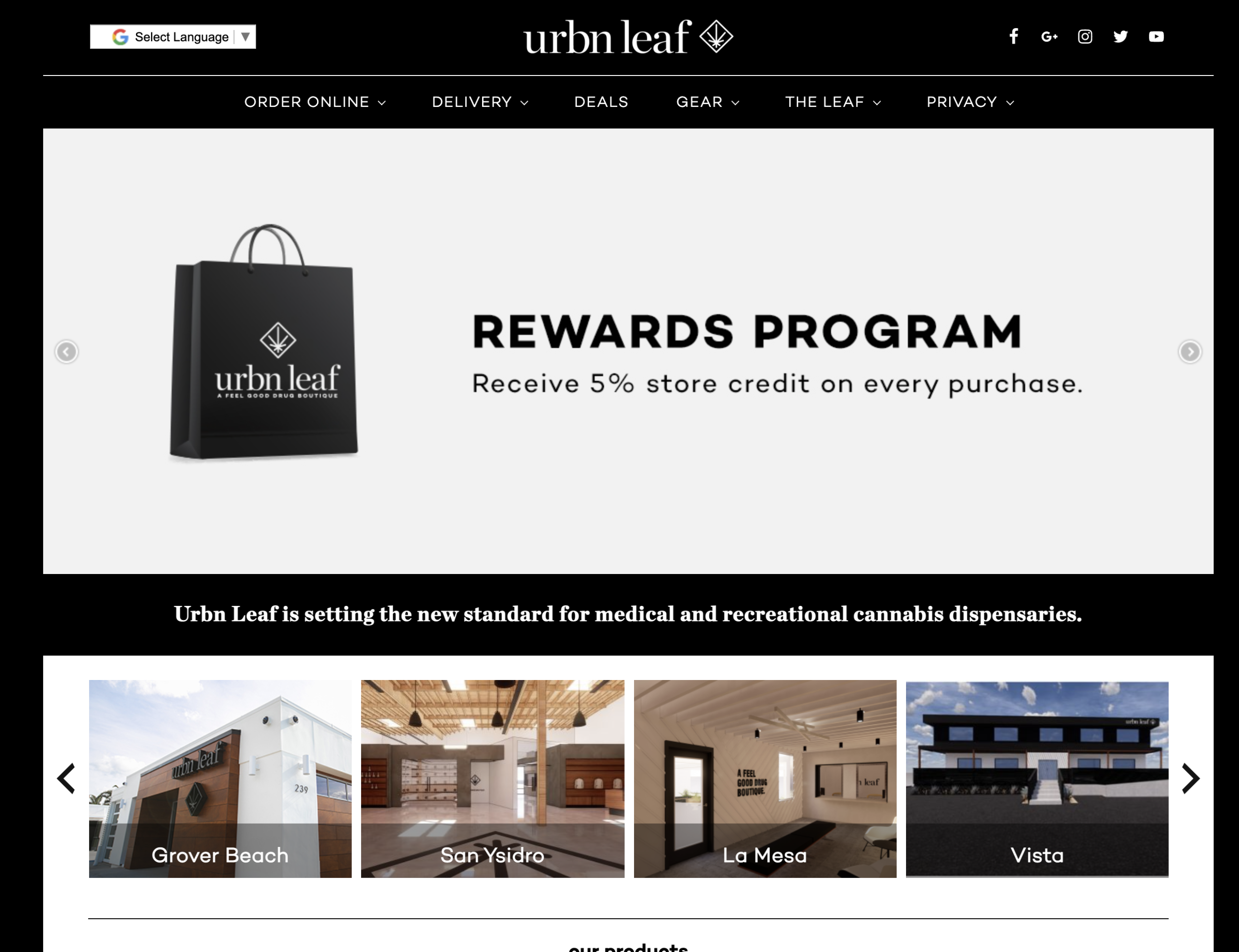 Urbn Leaf Website Design/Development